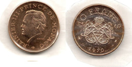 MA 33267 / Monaco 10 Francs 1976 FDC - Scellée - 1960-2001 Nieuwe Frank