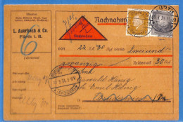 Allemagne Reich 1931 - Carte Postale De Furth - G29911 - Lettres & Documents