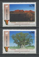 N.U. GENEVE 1991 N° 206/207 ** Neufs MNH  Superbes C 3.30 € Namibie Naissance D'une Nation Arbres Trees - Neufs