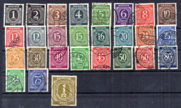 Alemania Lote De Series Nº Yvert 1/27 + 32/52 +28/29 + 30/31 +53/54 + 55/56 + 57/58 + (5 Tarjetas) O - Used