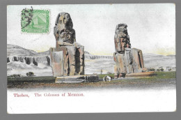 Thèbes, The Colosses Of Memnon (A19p53) - Louxor