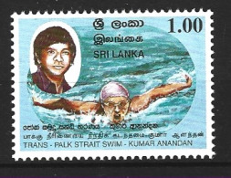 SRI LANKA. N°1211-2 De 1999. Nageur Sri Lankais. - Nuoto