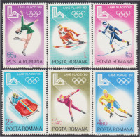 Rumanía  Romania 3241/46 1980 Juegos Olímpicos De Invierno MNH - Autres & Non Classés