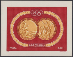 Rumanía HB 51 1961 Medalllas Olímpicas Olympic Medals JJOO Sport Deportes  NH - Other & Unclassified