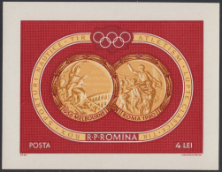 Rumanía HB 51 1961 Medalllas Olímpicas Olympic Medals JJOO Sport Deportes  NH - Sonstige & Ohne Zuordnung