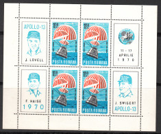 Rumanía - 78 1970 Apolo XIII Nueva, Sin Fijasellos MNH - Sonstige & Ohne Zuordnung