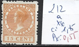 PAYS-BAS 212a ** Côte 1.75 € - Unused Stamps