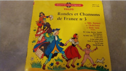 45 TOURS  LIVRE DISQUE RONDES ET CHANSONS DE FRANCE N 4 - Children