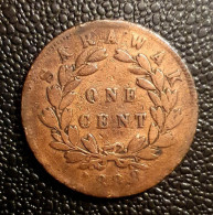 Pièce Malaysie "Sarawak - One Cent 1883 . C. BROOKE - RAJAH" - Malaysie