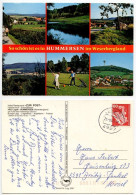 Germany, West 1987 Postcard Lüdge - Hummersen (Weserbergland) - Multiple Scenic Views; 60pf. X-Ray Machine Stamp - Lüdge