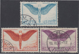 Suiza Switzerland A-10/12 1924 Serie Matasellada Alegoría - Autres & Non Classés