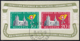 Suiza Switzerland HB 15 1955 Exposición Nacional De Filatelia Usada - Autres & Non Classés