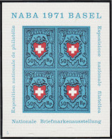 Suiza Switzerland HB 21 1971 Exposición Filatélica Nacional MNH - Autres & Non Classés