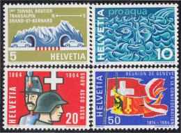 Suiza Switzerland 726/29 1964 Sellos De Propaganda MNH - Other & Unclassified