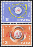 Suiza Switzerland 756/57 1965 Unión Internacional De Telecomunicaciones MNH - Autres & Non Classés