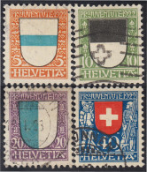 Suiza Switzerland 188/91 1922 Escudos De Municipios Usados - Andere & Zonder Classificatie