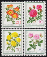 Suiza Switzerland 1042/45 1977 Para La Juventud Flores Flowers MNH - Autres & Non Classés
