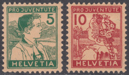 Suiza Switzerland 149/50 1915 Pro Juventud MH - Autres & Non Classés