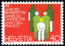 MED/VAR3/S Suiza Switzerland  Nº 1122   1981  Año Inter. De Los Discapacitados - Autres & Non Classés