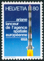 AST/TRA1/S Suiza Switzerland  Nº 1095  1979 Ariane, Lanzadera De La Agencia Es - Other & Unclassified