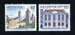 Suiza - 1058/59 - 1978 Europa Monumentos Históricos Lujo - Autres & Non Classés