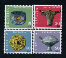 Suiza - 961/64 - 1974 Por La Patria Decoraciones Arqueológicas De Dif. épocas  - Autres & Non Classés