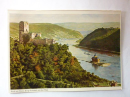 Kaub Am Rhein, Burg Gutenfels Mit Der Pfalz - Kaub