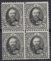 Luxembourg - Luxemburg - Timbre  1906   Bloc à 4 X 2 1/2 Fr    MNH** - Blocs & Feuillets