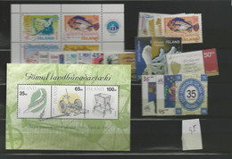 1998 MNH Iceland, Year Complete, Postfris** - Años Completos