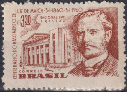 1960 Brasilien *F  Mi:BR 972, Sn:BR 904, Yt:BR 688, Birth Centenary Of Luiz De Matos (1860-1926) - Ungebraucht