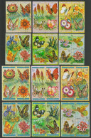 Burundi 1973 - Mi-Nr. 963-1010 ** - MNH - Schmetterlinge / Butterflies - Nuevos