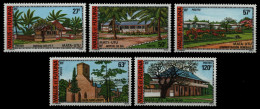 Wallis & Futuna 1977 - Mi-Nr. 292-296 ** - MNH - Gebäude / Buildings - Unused Stamps