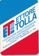 Calendarietto - Ettore Tolla - Construzione Banchi Frigoriferi - Beinasco - Torino - Anno 1989 - Petit Format : 1981-90