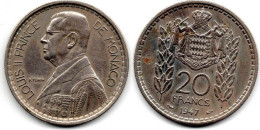 MA 31171 / Monaco 20 Francs 1947 TTB - 1922-1949 Luigi II