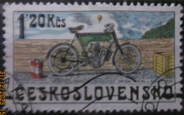 CZECHOSLOVAKIA 1975 ~ S.G. 2238, ~ MOTORCYCLES. ~ VFU #03194 - Usati
