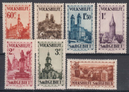 Saar Sarre 1932 Mi#161-167 Mint Never Hinged - Nuevos