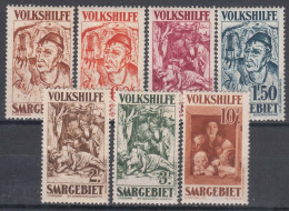 Saar Sarre 1931 Mi#144-150 Mint Never Hinged - Unused Stamps