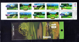 Canada MNH 1995, Golf, Sport 2x5v In Booklet - - Golf