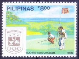 Philippines 1988 Mint No Gum, Olympics Golf, Sports - Golf