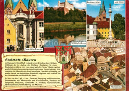 73182530 Eichstaett Oberbayern Dom Westfassade Willibaldsburg Residenzplatz Mark - Eichstaett