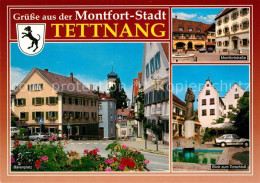 73180832 Tettnang Baerenplatz Montfortstrasse Brunnen Blick Zum Torschloss Tettn - Tettnang