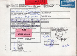 Unione Sovietica (1989) - Bollettino Pacchi Dall'Ucraina Per La Francia - Briefe U. Dokumente