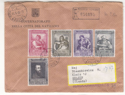 Vatican - Lettre Recom De 1965 - GF - Oblit Citta Del Vaticano - - Brieven En Documenten