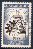 Luxembourg 1955 Single Stamp For National Handicraft Exposition In Fine Used - Oblitérés