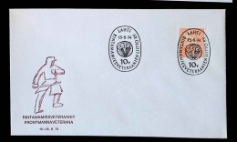 CL, Lettre, FDC, Suomi-Finland, Lahti, Rintamamiesveteraanien Liitto RY, 15-6-74 - Brieven En Documenten