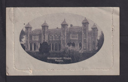 1914 - 1 P. Bild-Ganzsache Goverment House - Ab Melbourne  - Cartas & Documentos