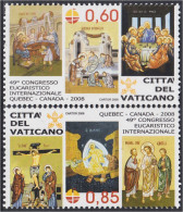 Vaticano 1467/68 2008 49º Congreso Eucarístico Internacional MNH - Autres & Non Classés