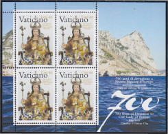 Vaticano 1482 2009 Minihojita 700 Años De Devoción A Notre Dame Virgen Con El  - Sonstige & Ohne Zuordnung