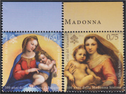 Vaticano 1584/85 2012 500 Años De La Virgen De Foligno MNH - Sonstige & Ohne Zuordnung