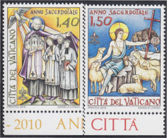 Vaticano 1522/23 2010 Año Sacerdotal MNH - Sonstige & Ohne Zuordnung